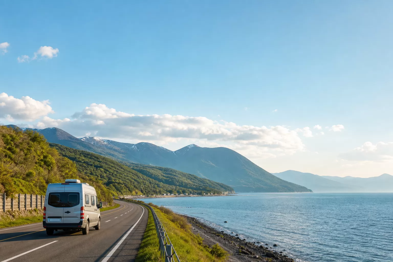 從登別通往室蘭・洞爺湖方向的道央周遊路線