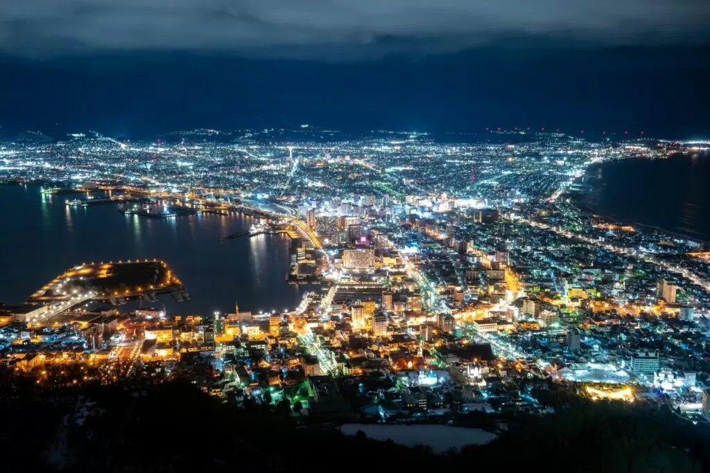 函館山から見た函館の夜景